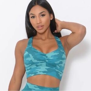 ISO- Blue Camo Sports Bra L or XL